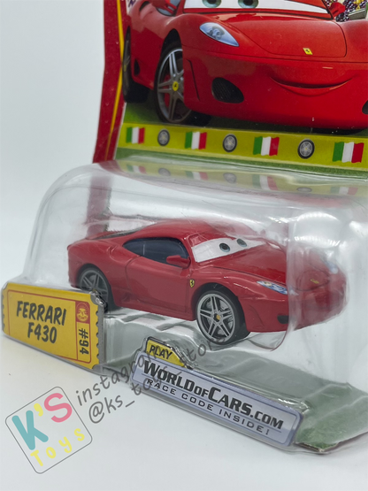 DISNEY PIXAR CARS BY MATTEL, FERRARI F430 - CHASE PACKAGE - BNIP