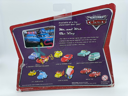 Disney Pixar Cars 1:55 by Mattel 2-Pack Movie Moments, MR THE KING & MRS. THE KING - BNIP