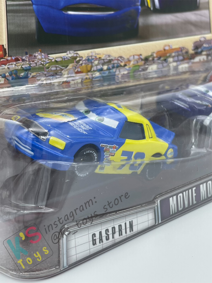 Disney Pixar Cars 1:55 by Mattel 2-Pack Movie Moments, GASPRIN & TOW CAP - BNIP