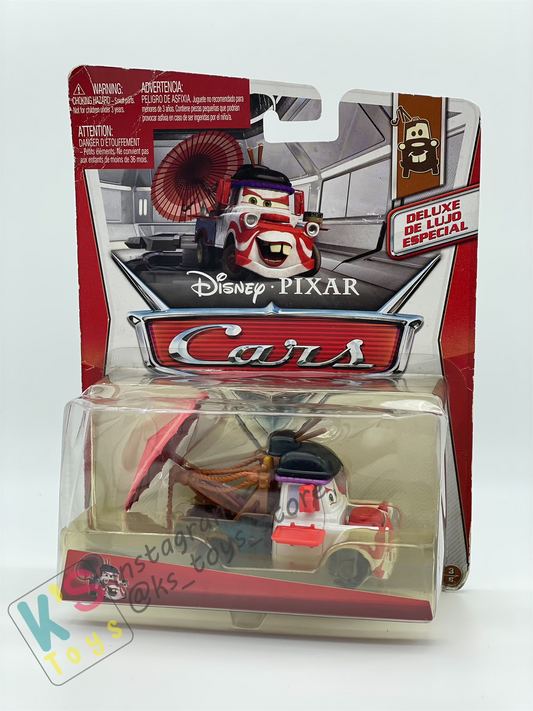 DELUXE DISNEY PIXAR CARS BY MATTEL, "MATER KABUKI" - BNIP