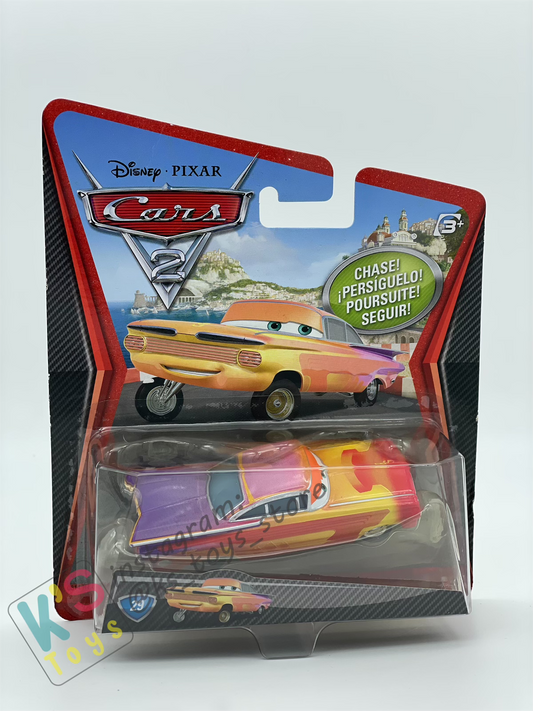 DISNEY PIXAR CARS 1:55 BY MATTEL, RADIATOR SPRINGS RAMONE - CARS 2 CHASE SERIES - BNIP