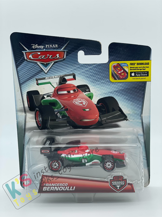 DISNEY PIXAR CARS 1:55 BY MATTEL, FRANCESCO BERNOULLI - CARBON RACERS - BNIP