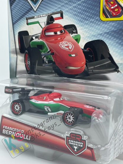 DISNEY PIXAR CARS 1:55 BY MATTEL, FRANCESCO BERNOULLI - CARBON RACERS - BNIP