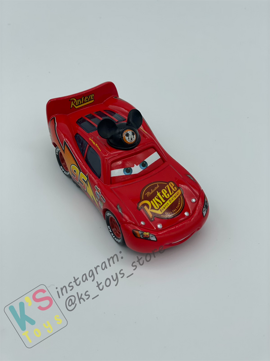 PRE-OWNED / LOOSE DISNEY PIXAR CARS - "LIGHTNING MCQUEEN AS MICKEY - DISNEY PARKS EXCLUSIVE - MINT CONDITION