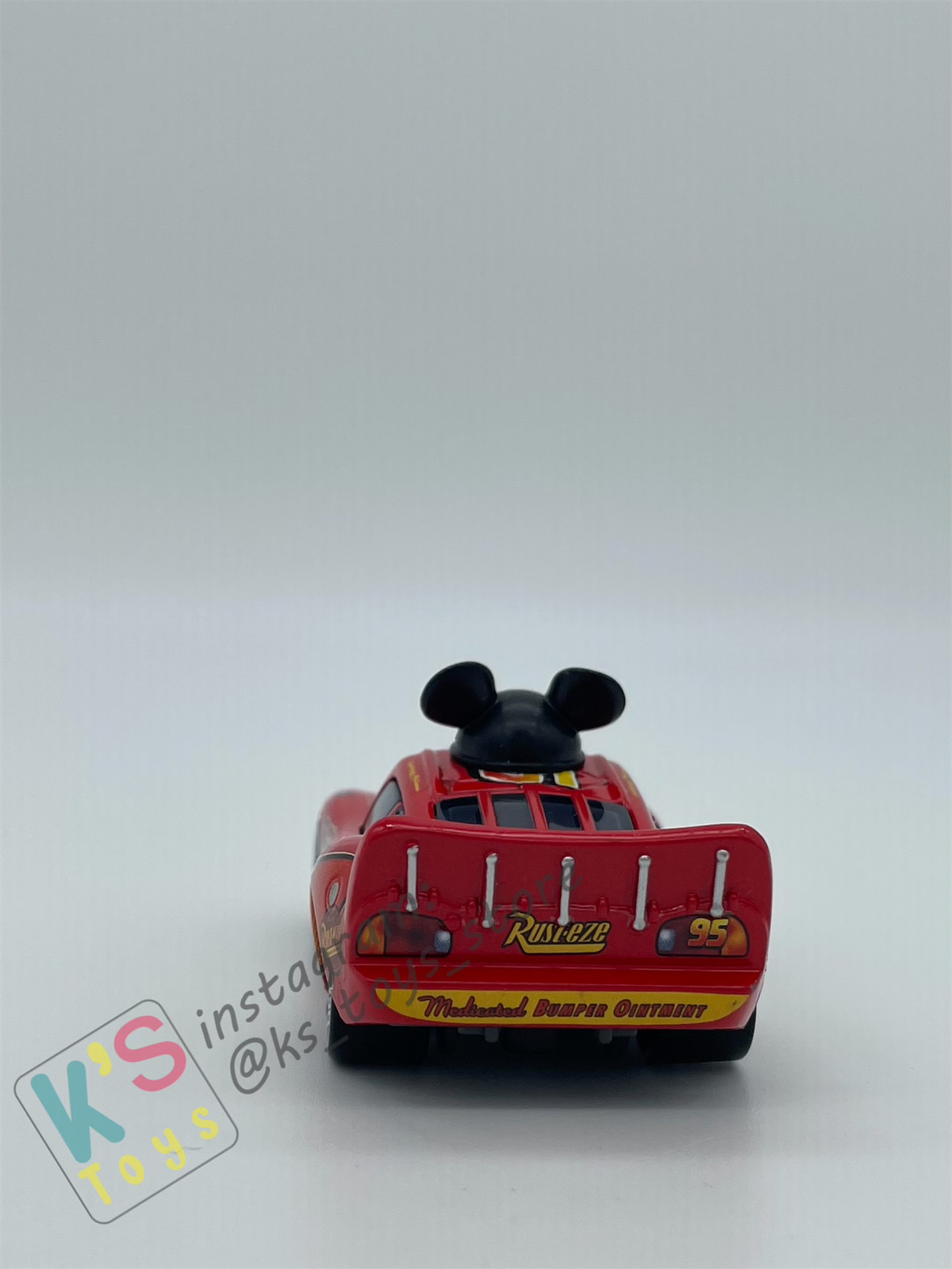 PRE-OWNED / LOOSE DISNEY PIXAR CARS - "LIGHTNING MCQUEEN AS MICKEY - DISNEY PARKS EXCLUSIVE - MINT CONDITION