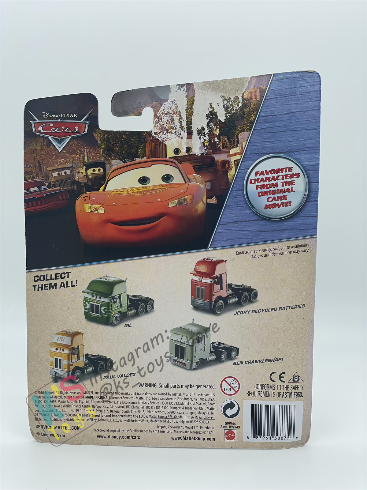DELUXE DISNEY PIXAR CARS BY MATTEL "CHET BOXKAAR" RADIATOR SPRINGS CLASSIC - BNIP