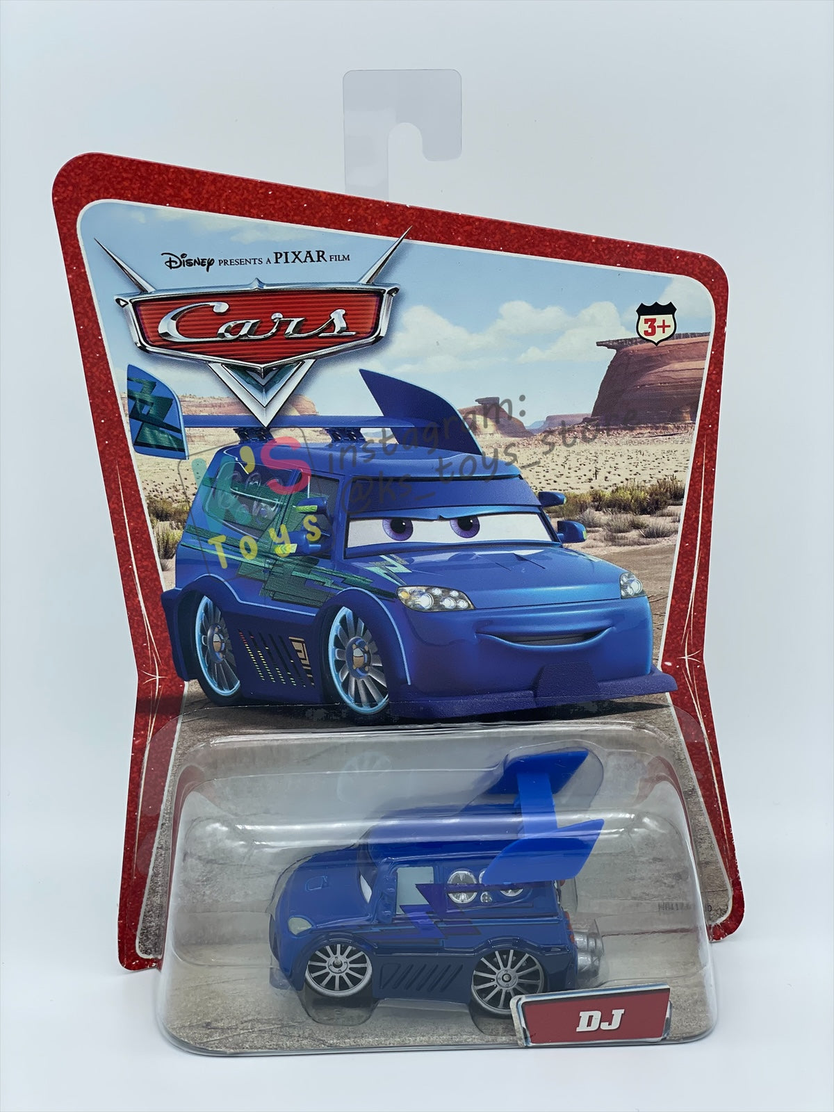 DISNEY PIXAR CARS BY MATTEL 1:55, DJ - FIRST RELEASED CARS - BNIP
