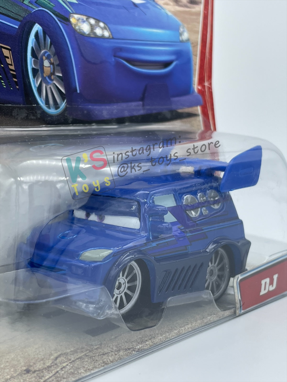 DISNEY PIXAR CARS BY MATTEL 1:55, DJ - FIRST RELEASED CARS - BNIP