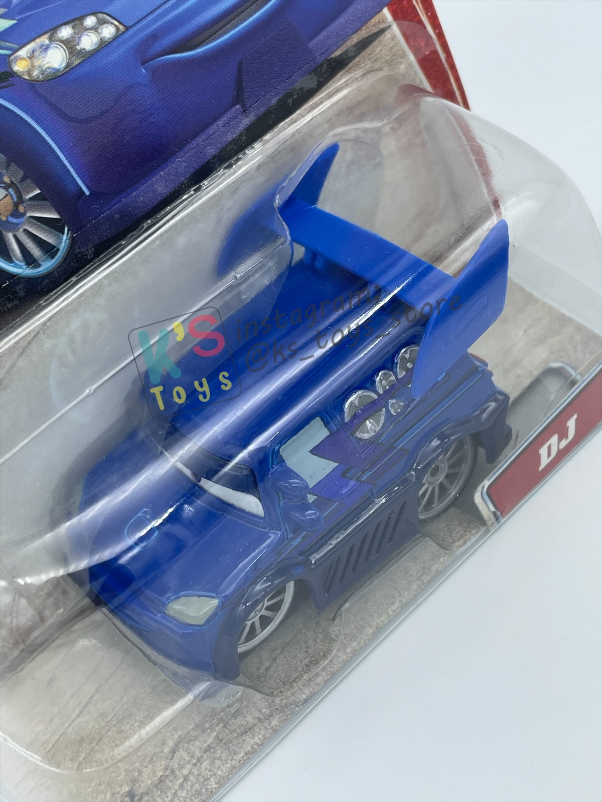 DISNEY PIXAR CARS BY MATTEL 1:55, DJ - FIRST RELEASED CARS - BNIP