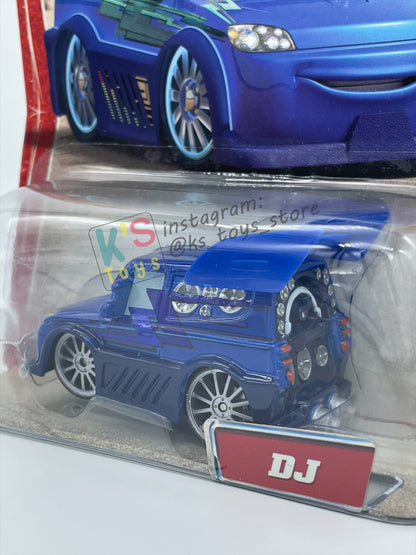 DISNEY PIXAR CARS BY MATTEL 1:55, DJ - FIRST RELEASED CARS - BNIP