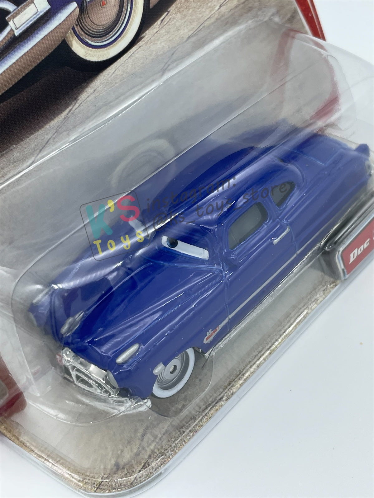 DISNEY PIXAR CARS BY MATTEL 1:55, "DOC HUDSON", FIRST CARS RELEASED SERIES - BNIP