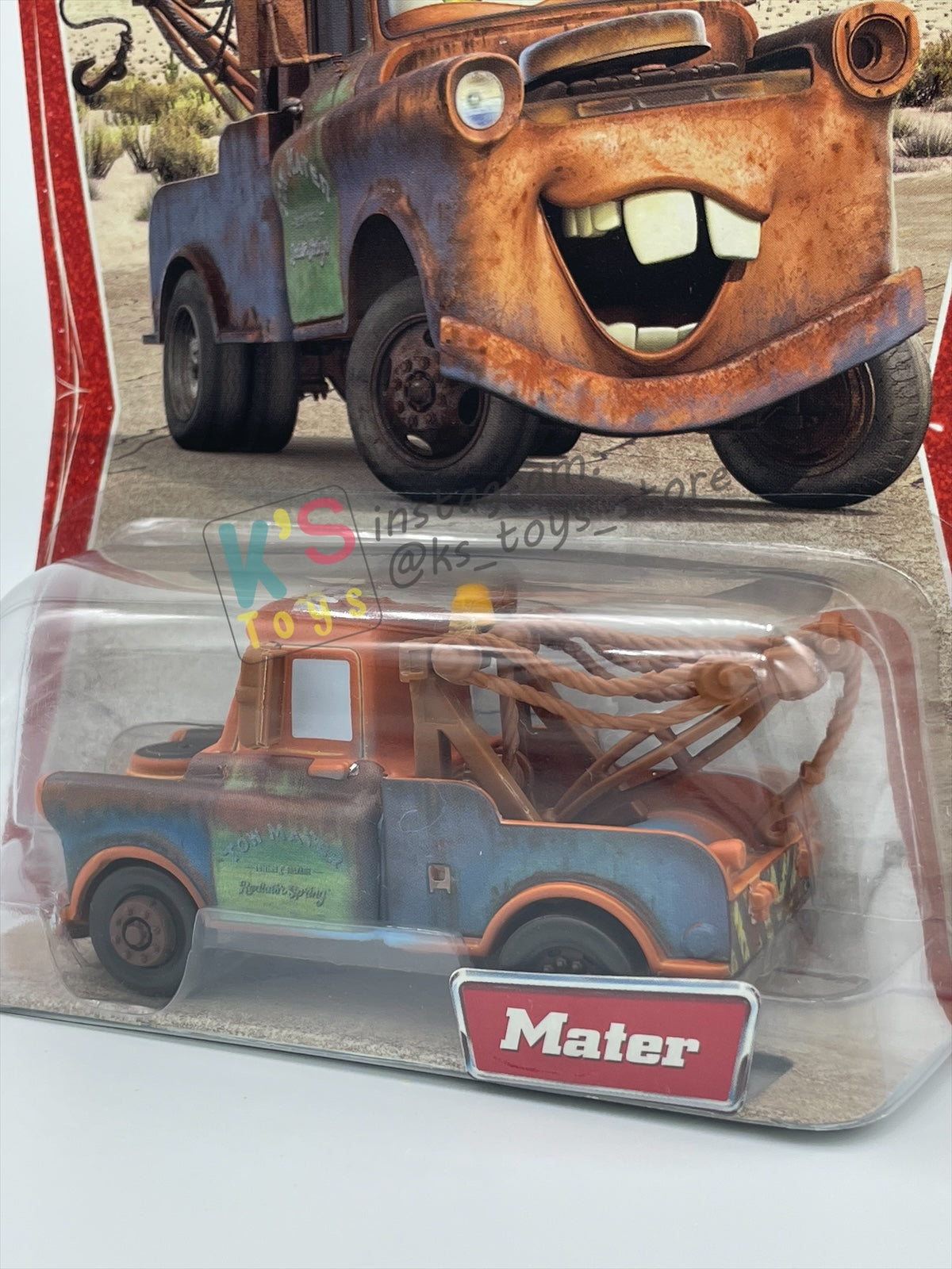 Disney Pixar Cars 1:55 by MATTEL, MATER , FIRST RELEASE EDITION - BNIP