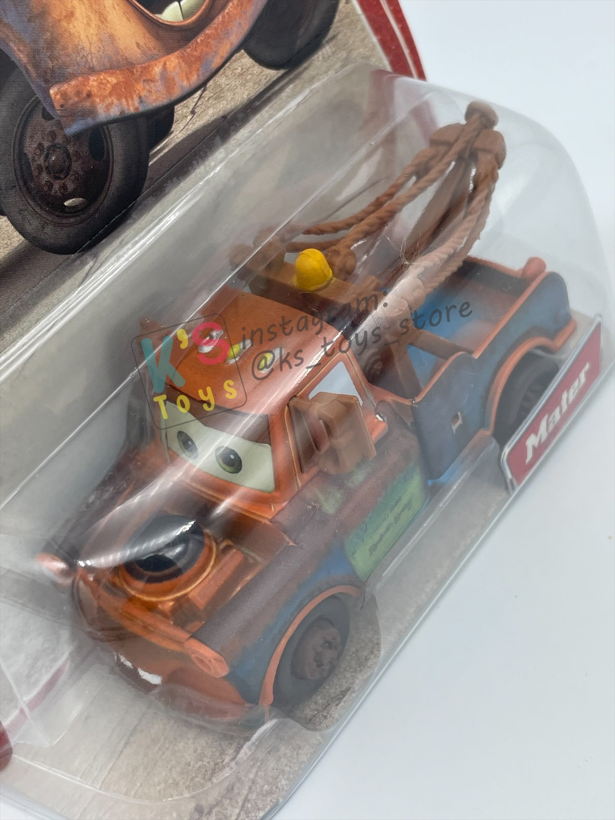 Disney Pixar Cars 1:55 by MATTEL, MATER , FIRST RELEASE EDITION - BNIP