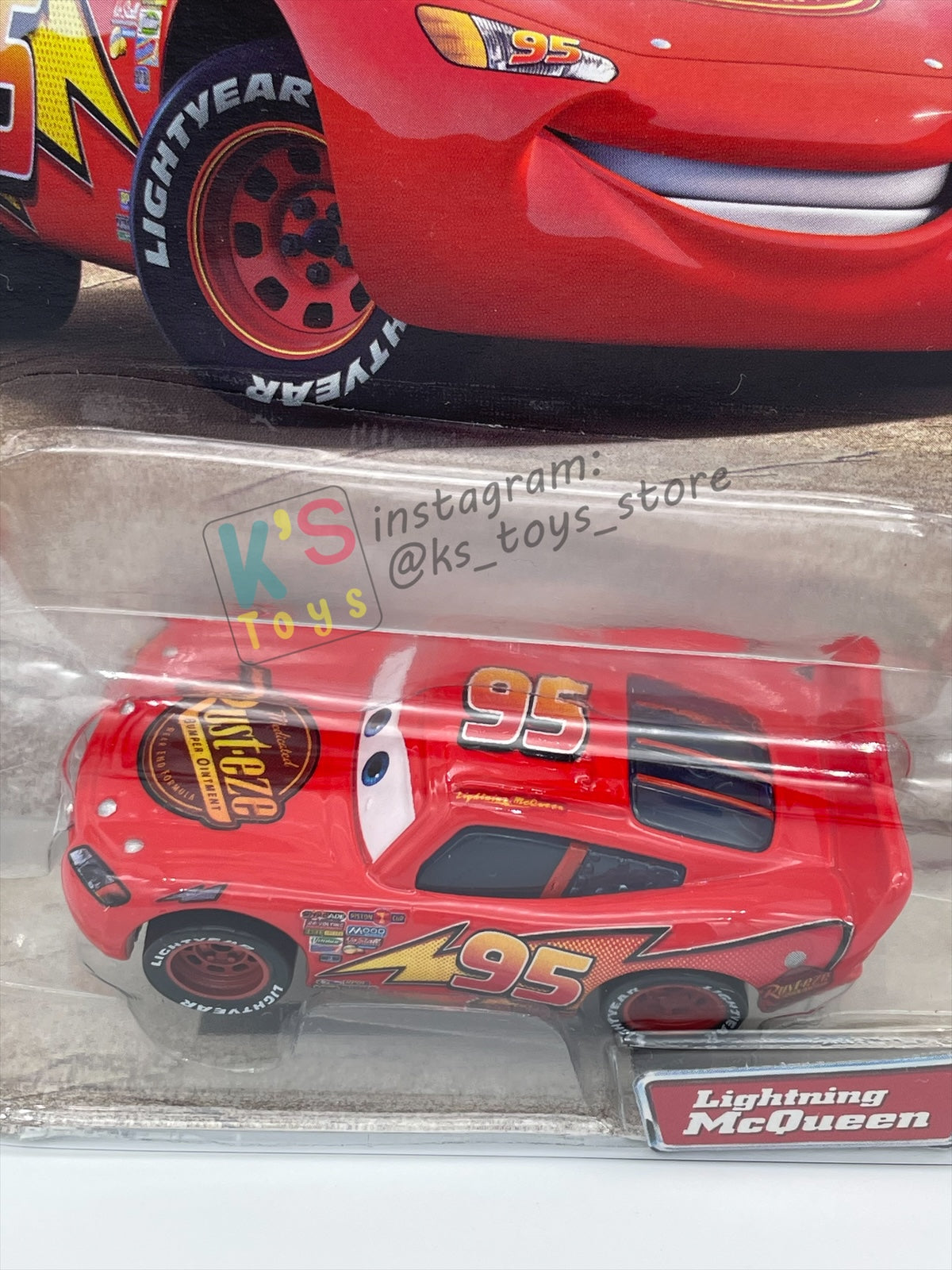 DISNEY PIXAR CARS 1:55 BY MATTEL, LIGHTNING MCQUEEN CARS 1 - FIRST RELEASED CARS SERIES - BNIP