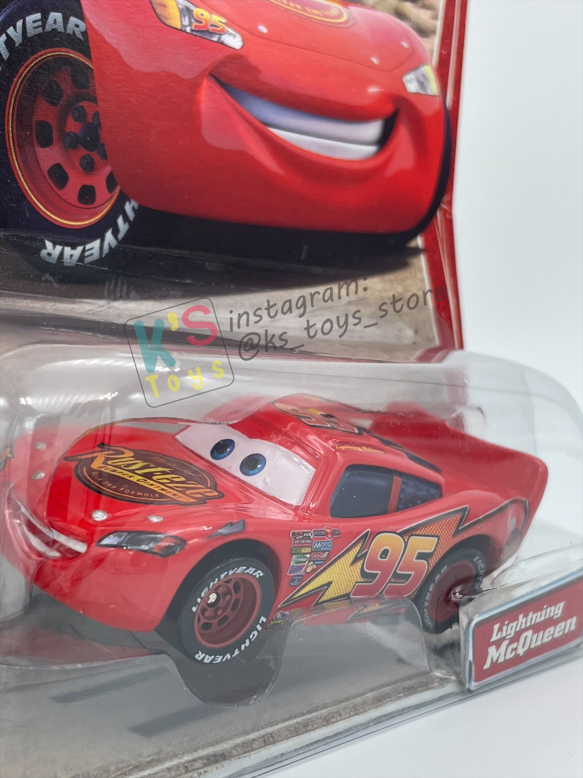 DISNEY PIXAR CARS 1:55 BY MATTEL, LIGHTNING MCQUEEN CARS 1 - FIRST RELEASED CARS SERIES - BNIP