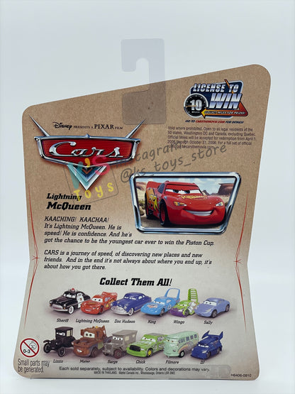 DISNEY PIXAR CARS 1:55 BY MATTEL, LIGHTNING MCQUEEN CARS 1 - FIRST RELEASED CARS SERIES - BNIP