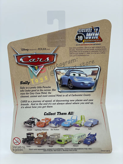 DISNEY PIXAR CARS 1:55 BY MATTEL, SALLY - FIRST RELEASED CARS SERIES - BNIP
