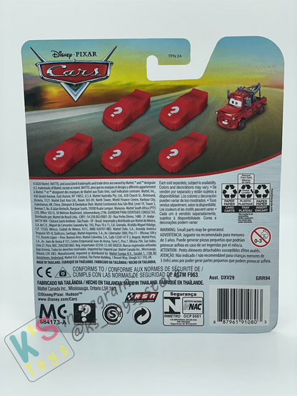 Red Racing Series Complete Set of 6 Disney Pixar Cars - BNIP