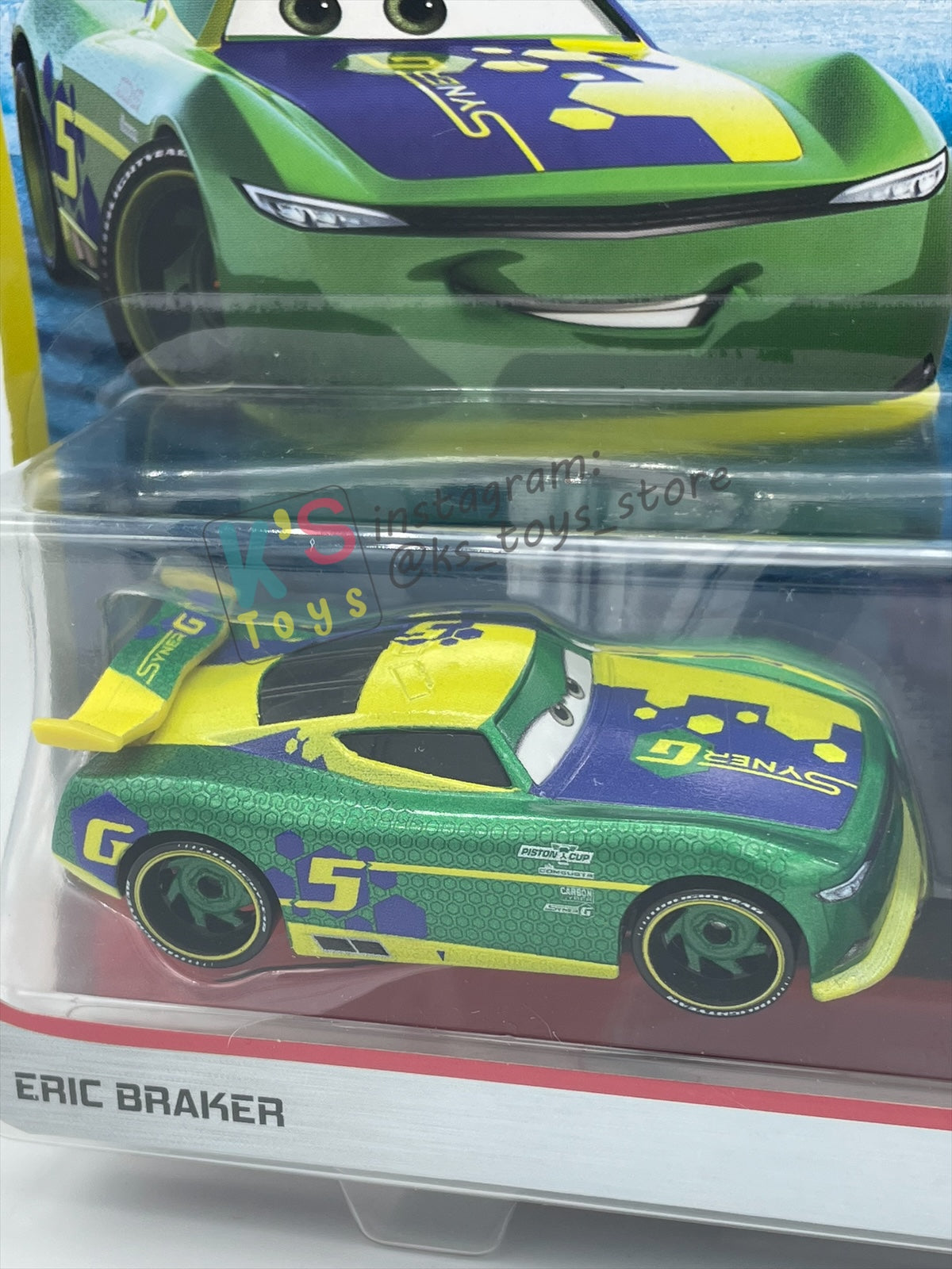 Disney Pixar Cars 1:55 2-Pack by MATTEL, ERIC BRAKER AND BARRY DEPEDAL, The Next-Gen Piston Cup Racers Series - BNIP