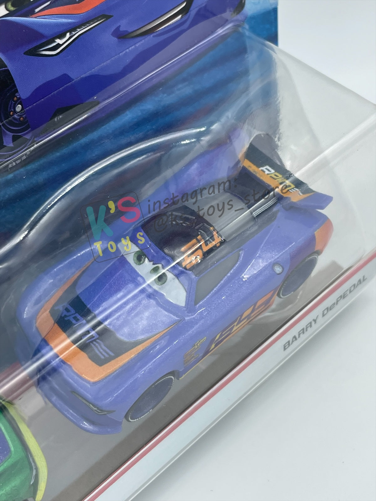 Disney Pixar Cars 1:55 2-Pack by MATTEL, ERIC BRAKER AND BARRY DEPEDAL, The Next-Gen Piston Cup Racers Series - BNIP