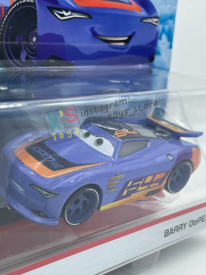 Disney Pixar Cars 1:55 2-Pack by MATTEL, ERIC BRAKER AND BARRY DEPEDAL, The Next-Gen Piston Cup Racers Series - BNIP