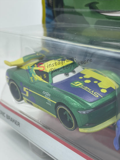 Disney Pixar Cars 1:55 2-Pack by MATTEL, ERIC BRAKER AND BARRY DEPEDAL, The Next-Gen Piston Cup Racers Series - BNIP