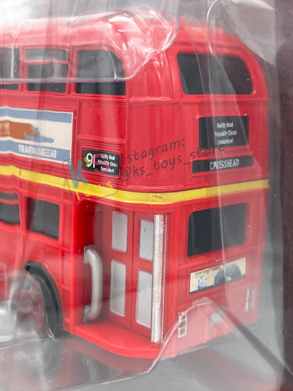 DELUXE DISNEY PIXAR CARS BY MATTEL "DOUBLE DECKER BUS #4" CARS 2 - BNIP