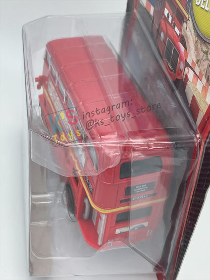 DELUXE DISNEY PIXAR CARS BY MATTEL "DOUBLE DECKER BUS #4" CARS 2 - BNIP