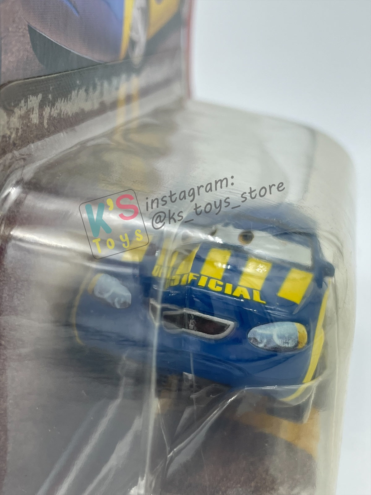 DISNEY PIXAR CARS BY MATTEL, THE WORLD OF CARS SERIES - RACE OFFICIAL TOM #57 - BNIP