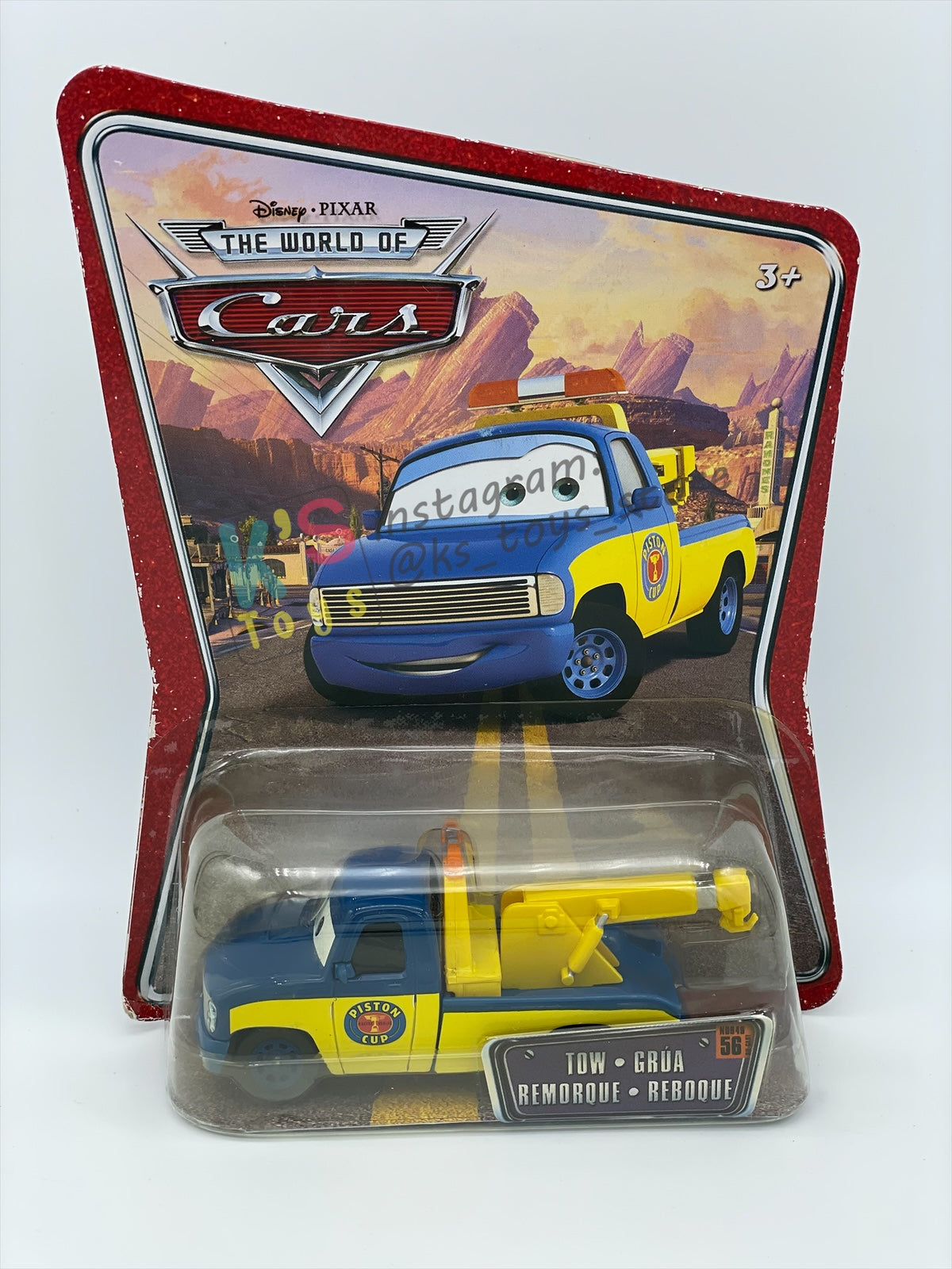 DISNEY PIXAR CARS BY MATTEL, THE WORLD OF CARS SERIES - TOW #56 - BNIP