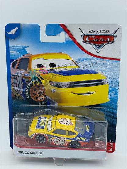 DISNEY PIXAR CARS 1:55 BY MATTEL, "BRUCE MILLER" DINOCO 400 SERIES - BNIP