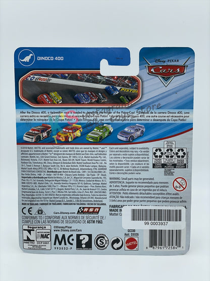 DISNEY PIXAR CARS 1:55 BY MATTEL, "BRUCE MILLER" DINOCO 400 SERIES - BNIP
