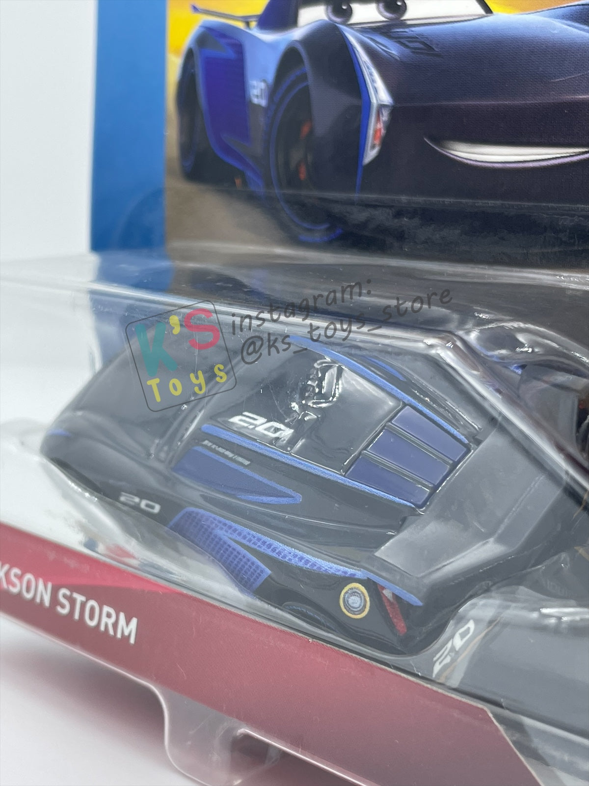 DISNEY PIXAR CARS BY MATTEL, "JACKSON STORM" FLORIDA 500 SERIES - BNIP