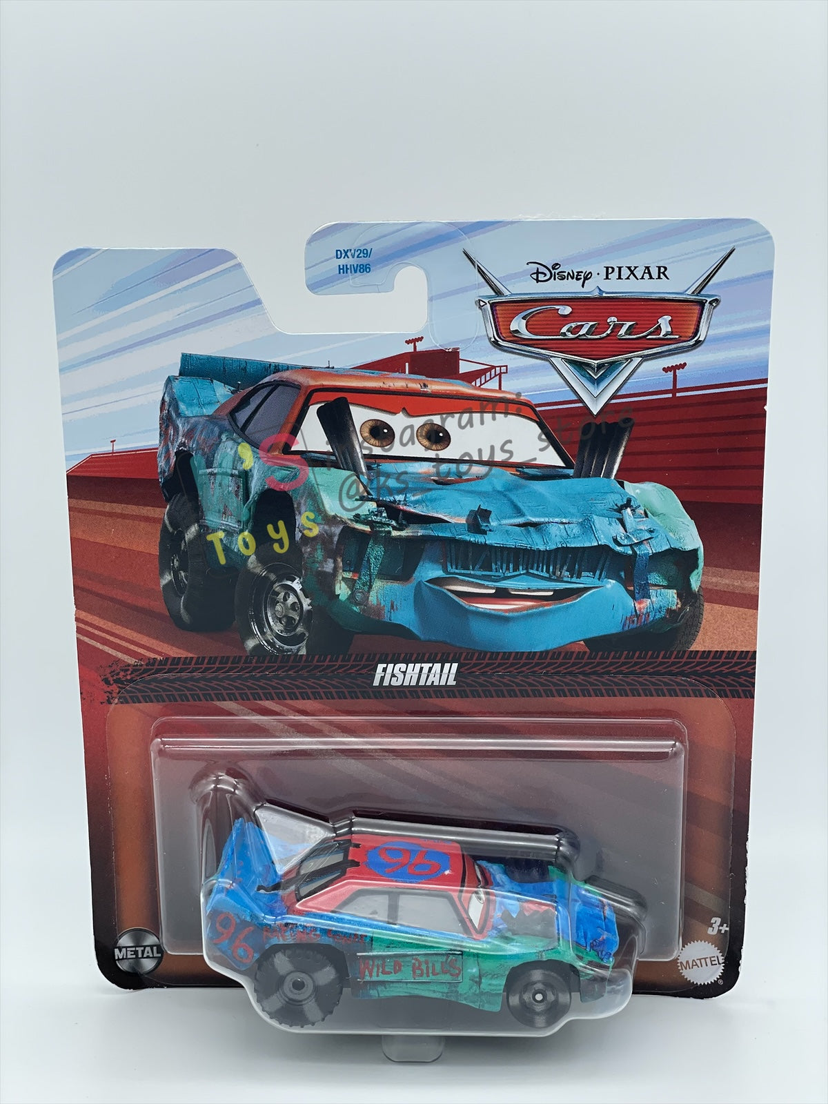 DISNEY PIXAR CARS 1:55  BY MATTEL, FISHTAIL - THUNDER HOLLOWS SERIES - 2025 RE-RELEASED  - BNIP