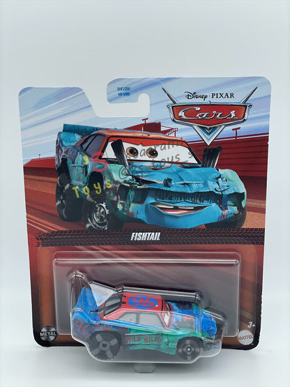 DISNEY PIXAR CARS 1:55  BY MATTEL, FISHTAIL - THUNDER HOLLOWS SERIES - 2025 RE-RELEASED  - BNIP
