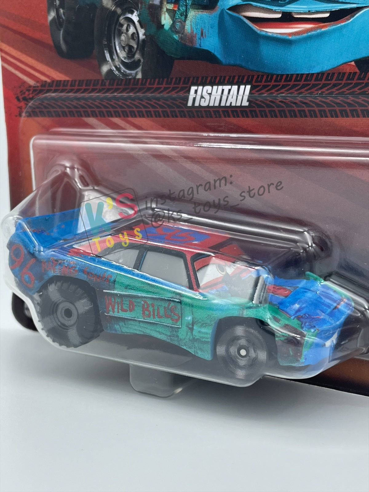 DISNEY PIXAR CARS 1:55  BY MATTEL, FISHTAIL - THUNDER HOLLOWS SERIES - 2025 RE-RELEASED  - BNIP