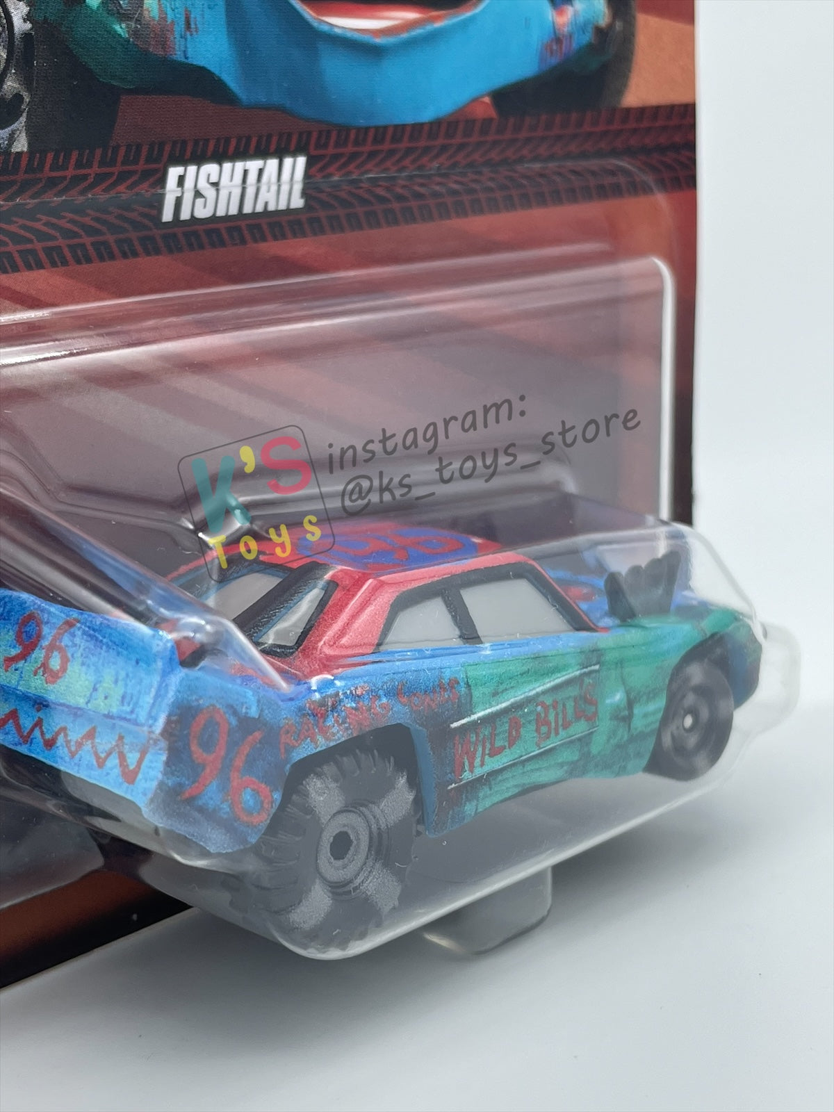DISNEY PIXAR CARS 1:55  BY MATTEL, FISHTAIL - THUNDER HOLLOWS SERIES - 2025 RE-RELEASED  - BNIP