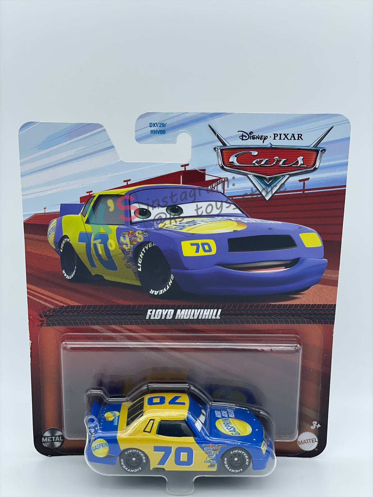 DISNEY PIXAR CARS 1:55  BY MATTEL, FLOYD MULVIHILL - CARS SERIES - 2025 RE-RELEASED  - BNIP