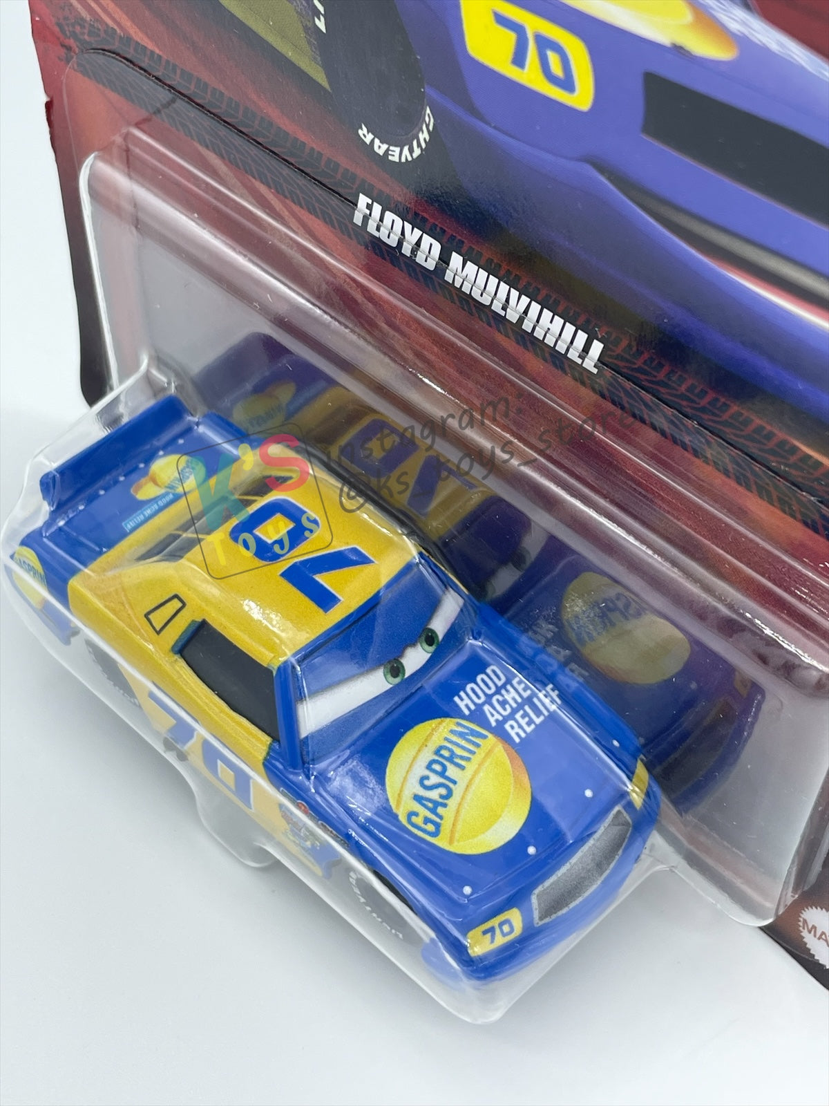 DISNEY PIXAR CARS 1:55  BY MATTEL, FLOYD MULVIHILL - CARS SERIES - 2025 RE-RELEASED  - BNIP