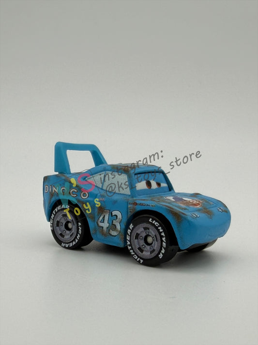Loose Mini Racers Pixar Disney Cars, DAMAGED KING - Mint / Near Mint Condition