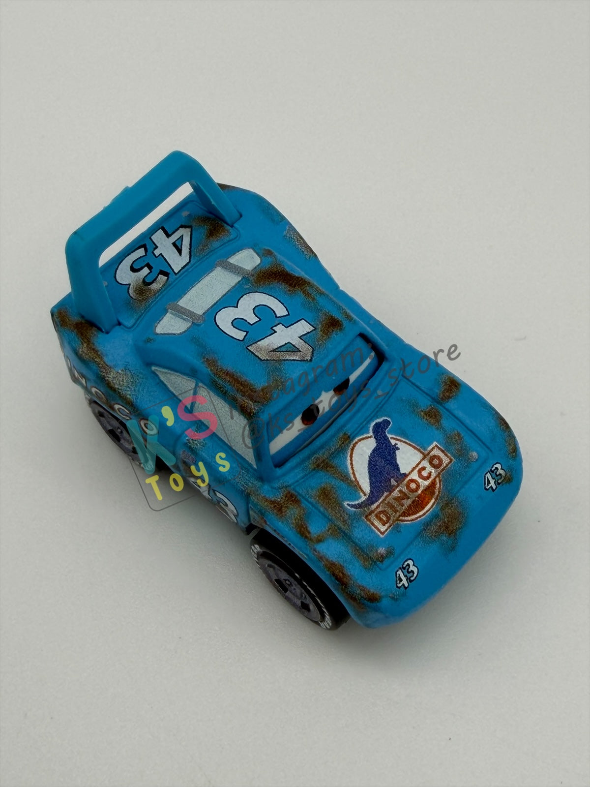 Loose Mini Racers Pixar Disney Cars, DAMAGED KING - Mint / Near Mint Condition