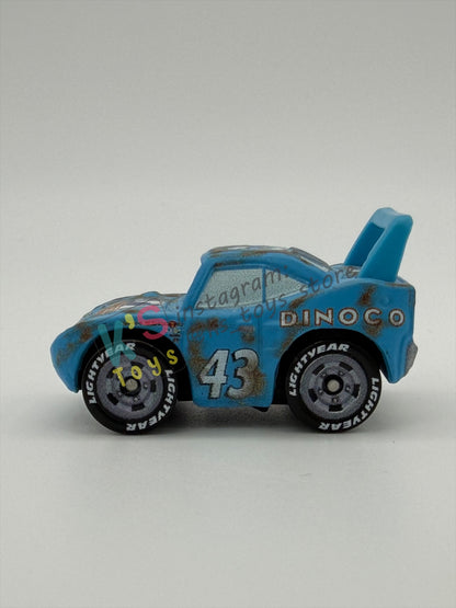 Loose Mini Racers Pixar Disney Cars, DAMAGED KING - Mint / Near Mint Condition