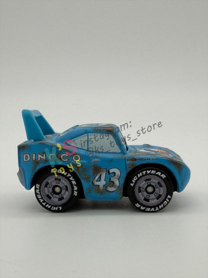 Loose Mini Racers Pixar Disney Cars, DAMAGED KING - Mint / Near Mint Condition