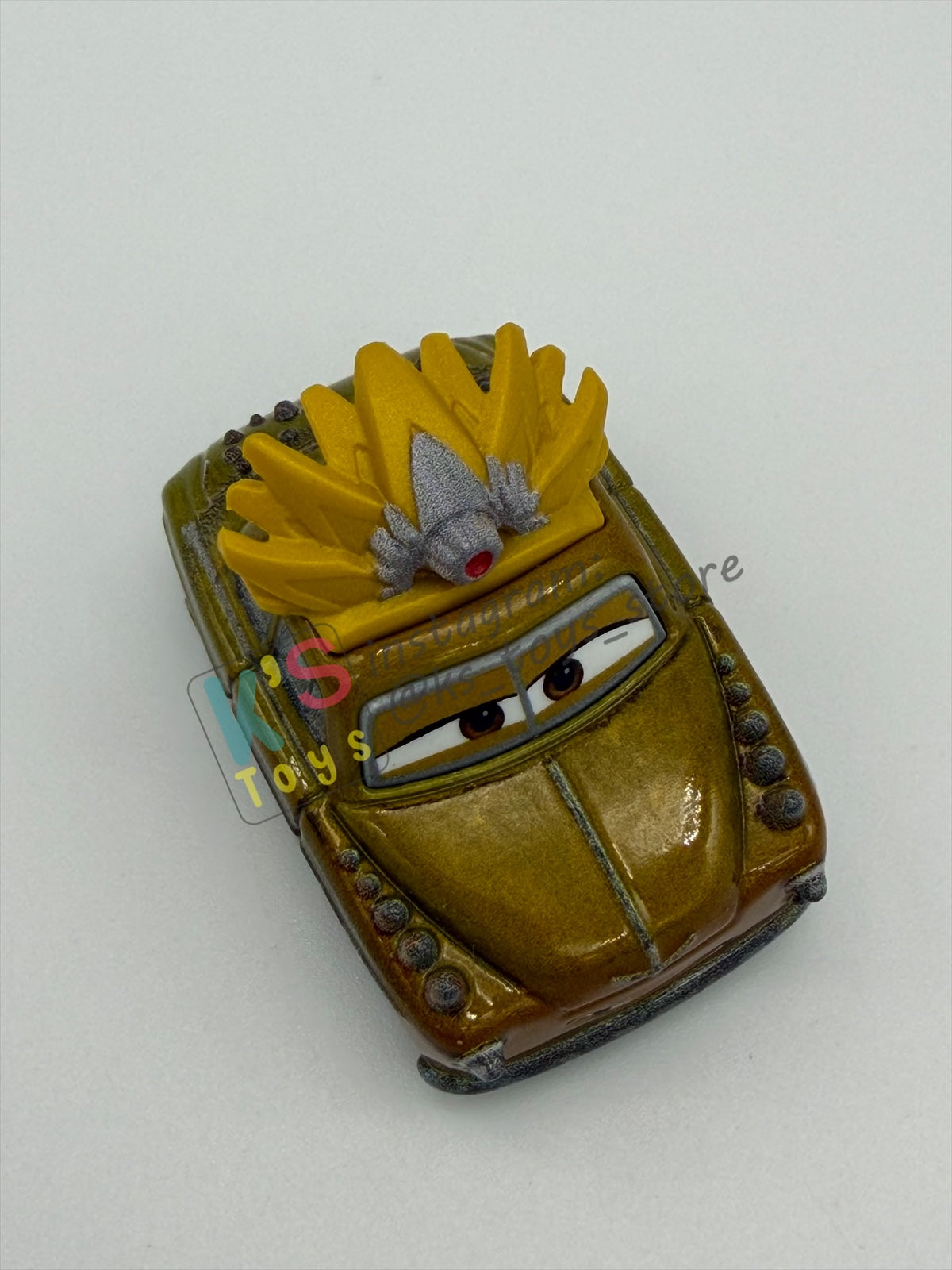 Loose Mini Racers Pixar Disney Cars, RED - CHIEFTESS - Mint / Near Mint Condition