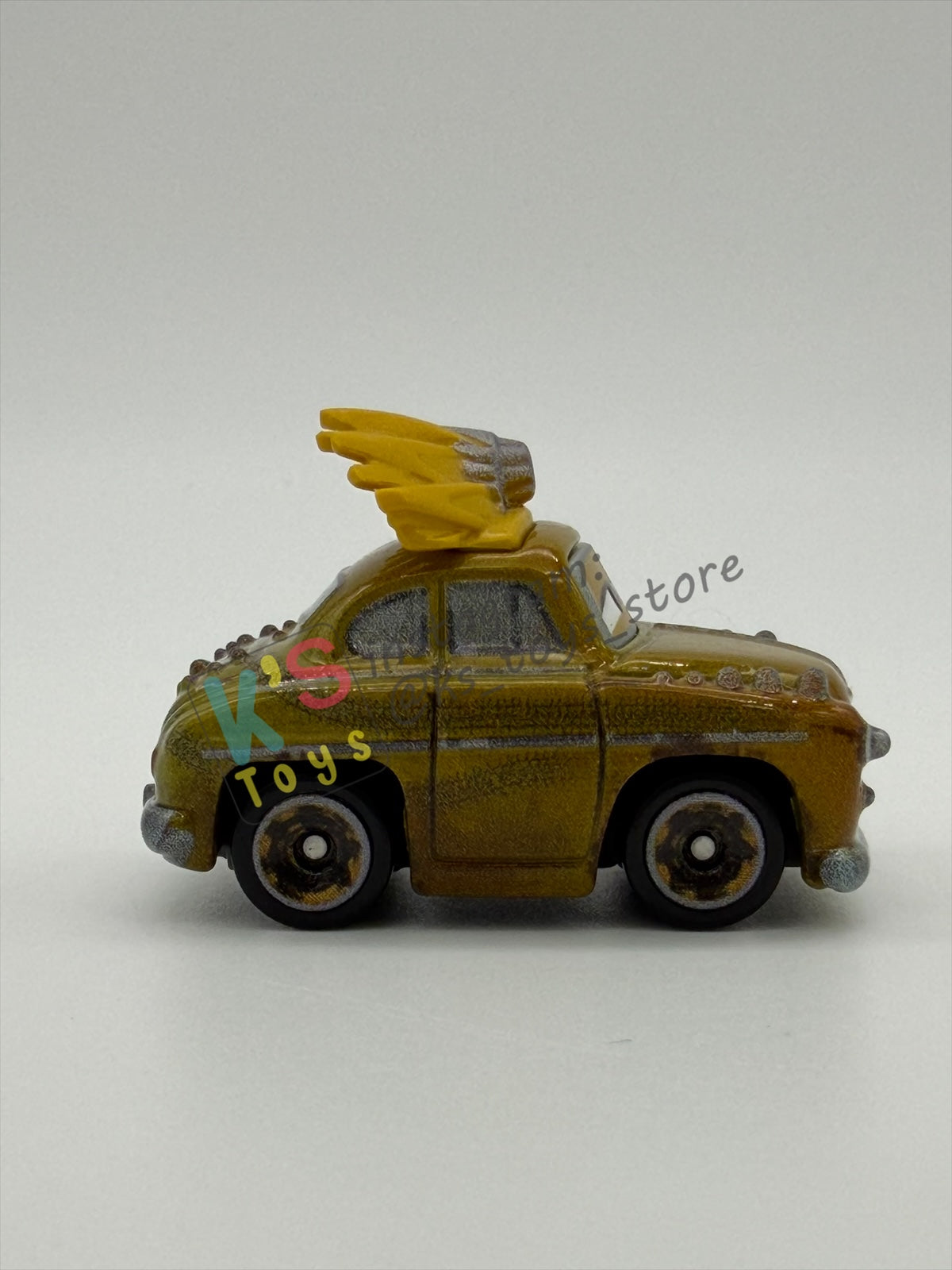 Loose Mini Racers Pixar Disney Cars, RED - CHIEFTESS - Mint / Near Mint Condition