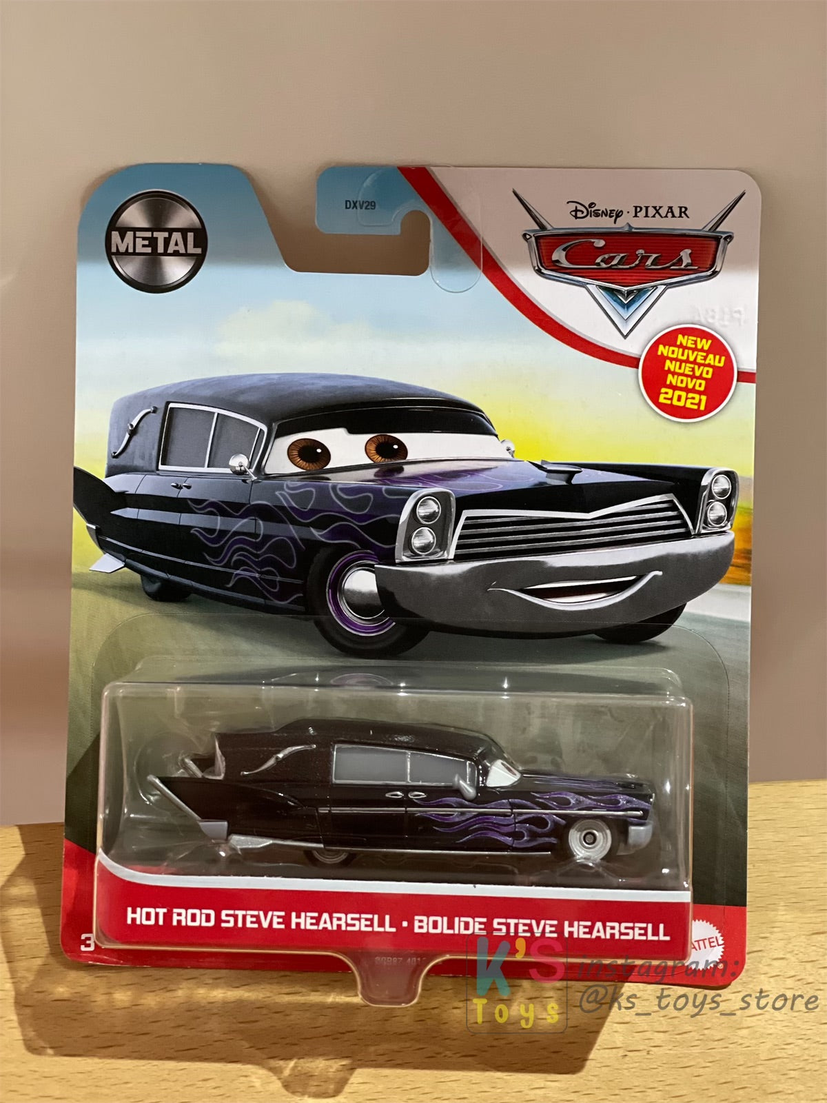 DISNEY PIXAR CARS BY MATTEL, HOT ROD STEVE HEARSELL - 2021 NEW RELEASE - BNIP