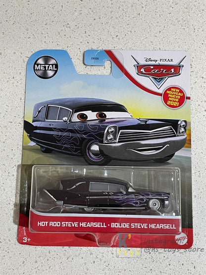 DISNEY PIXAR CARS BY MATTEL, HOT ROD STEVE HEARSELL - 2021 NEW RELEASE - BNIP