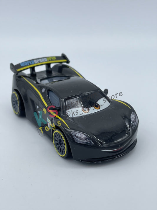 PRE-OWNED / LOOSE DISNEY PIXAR CARS BY MATTEL - "LEWIS HAMILTON" - CARS 2 SERIES - GOOD CONDITION - READ DESCRIPTION!!!!!!!!!!!