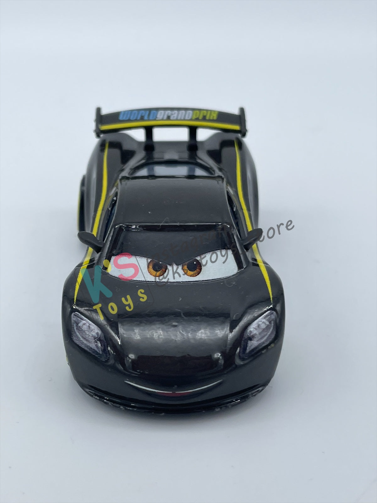 PRE-OWNED / LOOSE DISNEY PIXAR CARS BY MATTEL - "LEWIS HAMILTON" - CARS 2 SERIES - GOOD CONDITION - READ DESCRIPTION!!!!!!!!!!!