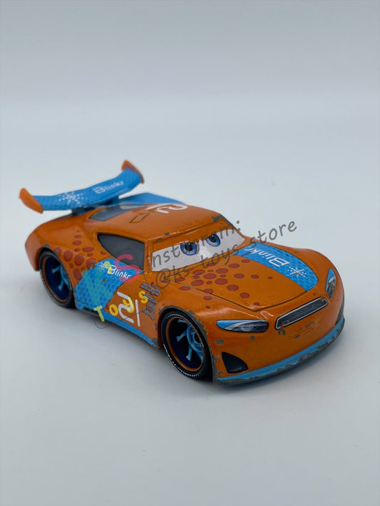 PRE-OWNED / LOOSE DISNEY PIXAR CARS - "RYAN “INDISE” LANEY" CARS 3 SERIES - PLAYED CONDITION